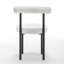 Chaises de salle à manger rembourrées Contemporary Chic-1355860474