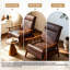 Fauteuil inclinable réglable avec inclinaison manuelle et repose-pied intégré (ensemble de 2)-131076539