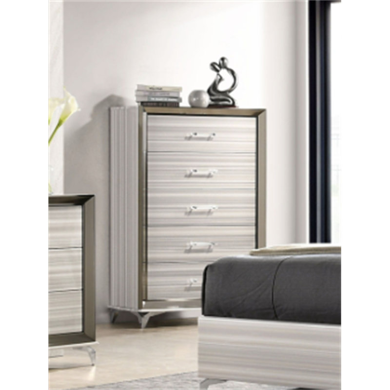 Commode étoile blanche