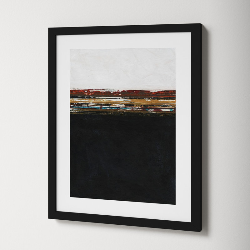 A Sense Of Space I by Jodi Fuchs, Black Framed Paper, 14.12" H x 11.12" W x 0.88" D