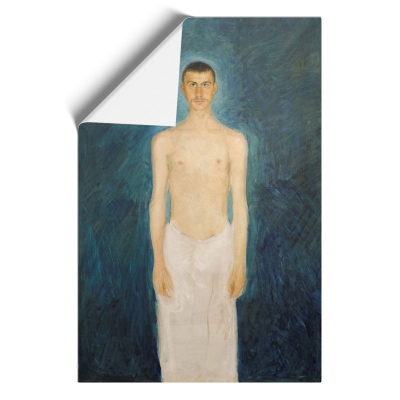 Self Portrait by Richard Gerstl - Frameless Print, 59cm H x 42cm W x 0.1cm D