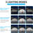 LED Solar Power Dusk to Dawn Flood Light with Motion Sensor
