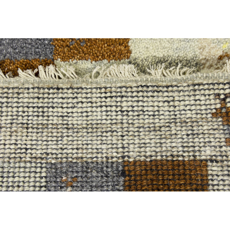 Tapis multicolore tribal 1 x 4 Indo Gabbeh