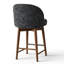 Tabouret de comptoir pivotant 25,5 po avec pieds en bois massif-179091148