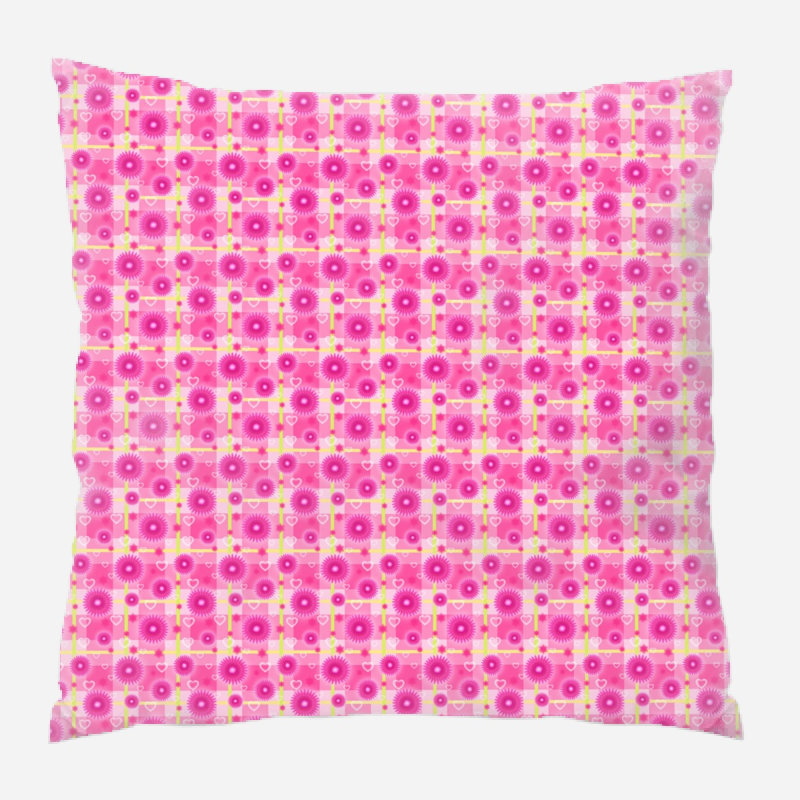 Coussin hana tsurukusa, Intérieur