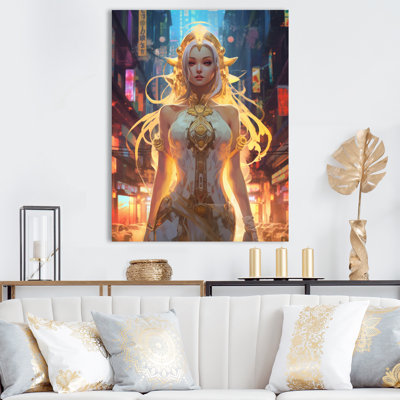 " Cyberpunk Urban Tokyo Gracious Goddess I "