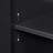Haun 30'' Solid Wood Single Bathroom Vanity with 1.5'' White Quartz Top in Black, Oval Sink-1387784358-1394033617