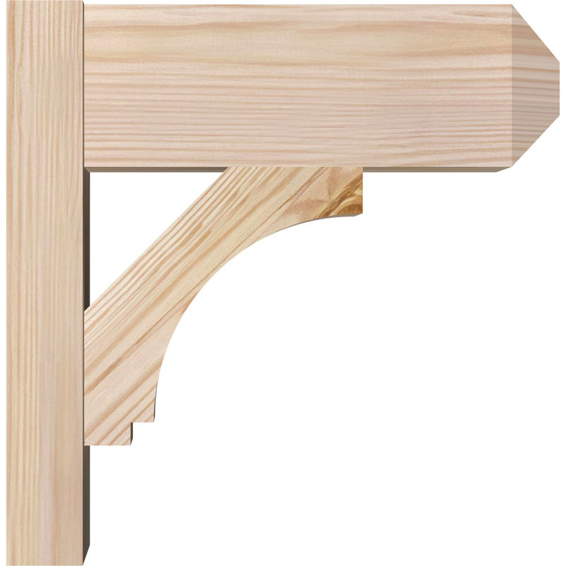 Persienne impériale, P 12 po x H 12 po, Sapin Douglas de 5 1/2 po (lisse)