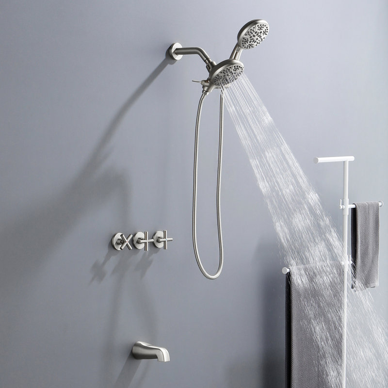 Complete Shower System, Brushed Nickel