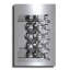 «NYC in Pure BandW XV» par Jeff Pica, art mural en métal, 16 po x 24 po-1050139945