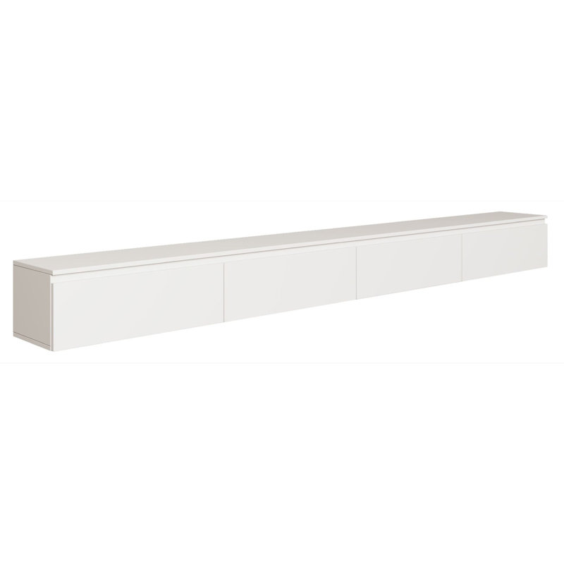 Unfinished TV Stand for TVs up to 75", White