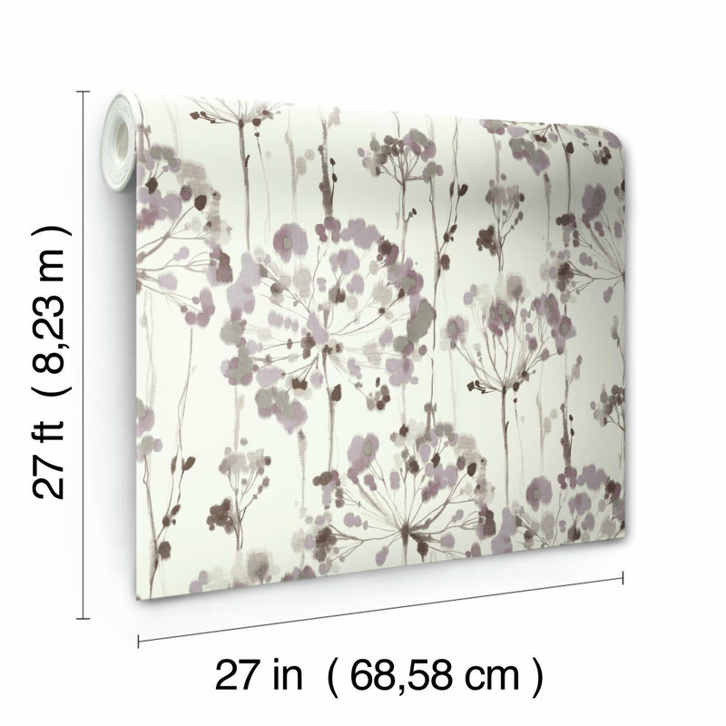 Papier peint Flourish, Mauve