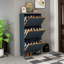 Range-chaussures 3 portes en métal, armoire de rangement pour chaussures moderne autoportante