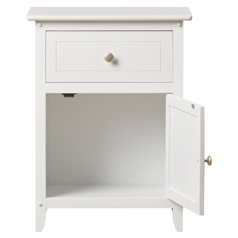 18.9'' W Nightstand, White