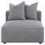 Chaise sans accoudoirs avec coussin décoratif Boneless Amherst