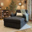 Chaise longue en tissu de coton respirant pour le salon, la chambre à coucher-1174858778
