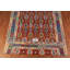 Tapis oriental géométrique en laine Kilim 8 x 12