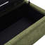 Rangement en boucle, conception à plateau rabattable, bois de bouleau, couvercle compact pour décor de vestibule, revêtement en tissu bouclé, pieds en bois, idéal-351298079-351298077