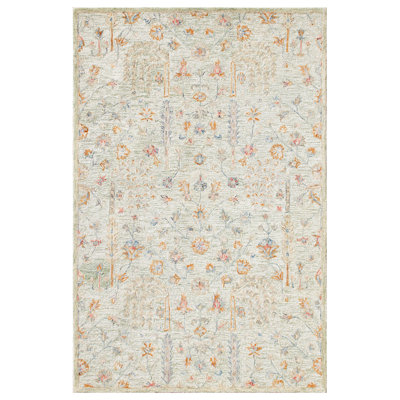 Sage Green Handmade Traditional Natural Wool Indoor Area Rug