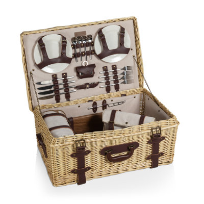 Charleston Picnic Basket, (light Willow)