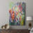 Bold Flourish I -Custom Wrapped Gallery Cavas