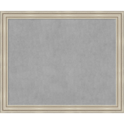 Sierra Silver Framed Magnetic Board - Magnet Board, Organization Board