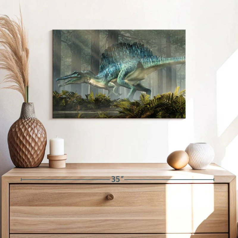 Crowle Panoramic Spinosaurus, 16" H x 24" W