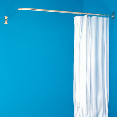 P0091, ensemble de douche avec anneau en L et support de 36 po