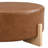 Theo Modern PU Leather Round Cocktail Ottoman