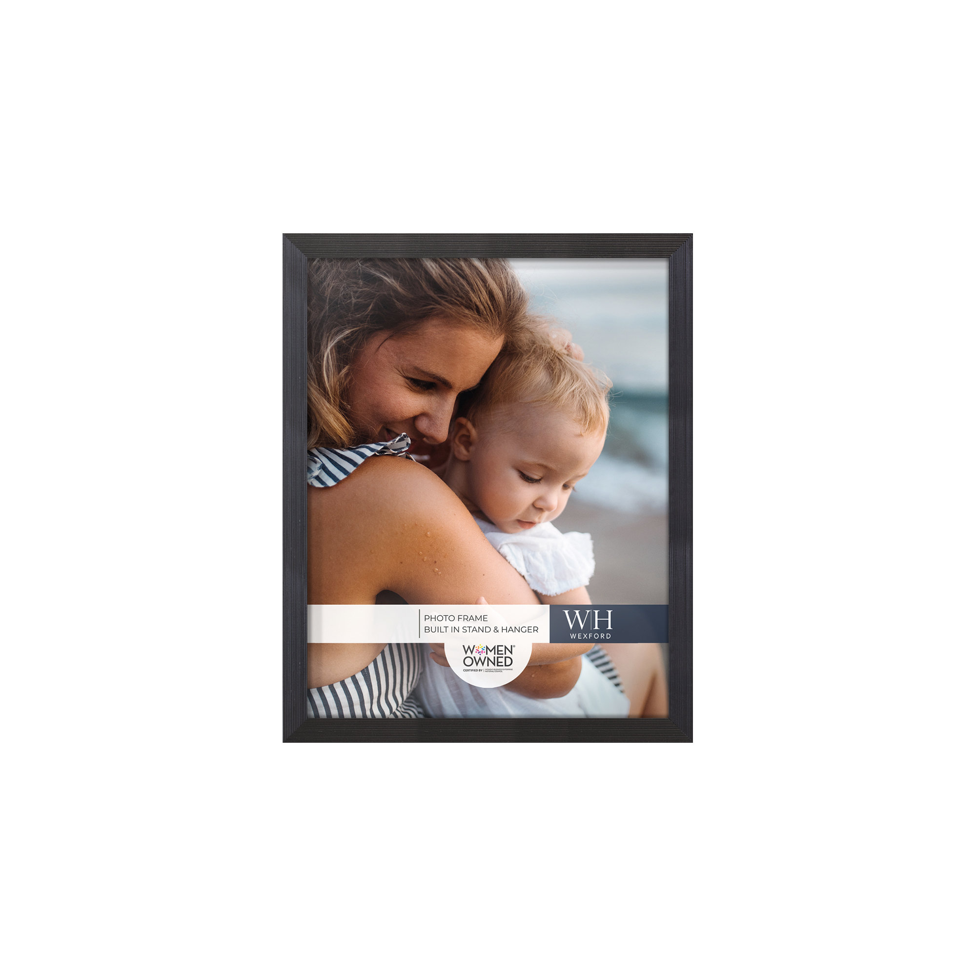 Apolline Wood Picture Frame, 8" x 10", Ebony