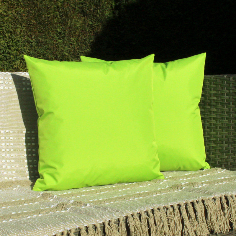 Indoor / Outdoor Square Cushion, Lime