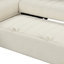 Canapé-lit modulaire en forme de L de 82,6 po avec deux ports USB, deux prises de courant et un repose-pieds de rangement mobile-1786170064