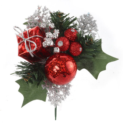 Ensemble de choix 12 pièces - des choix décoratifs réalistes, parfaits pour les décorations des Fêtes, les couronnes, les guirlandes et les arrangements de Noël