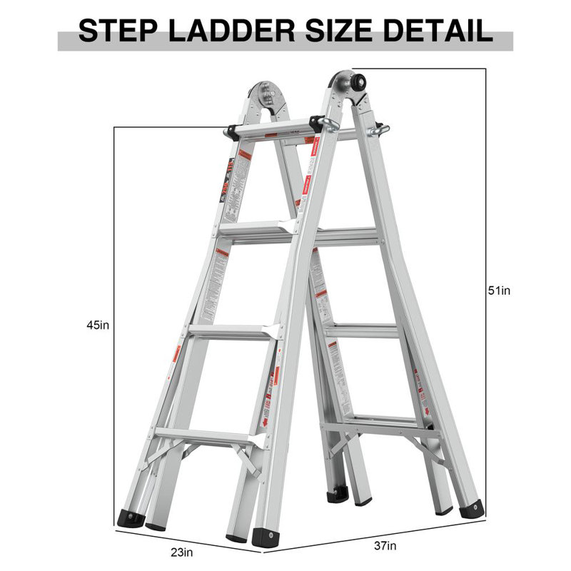 Multi-Position Foldable Ladder