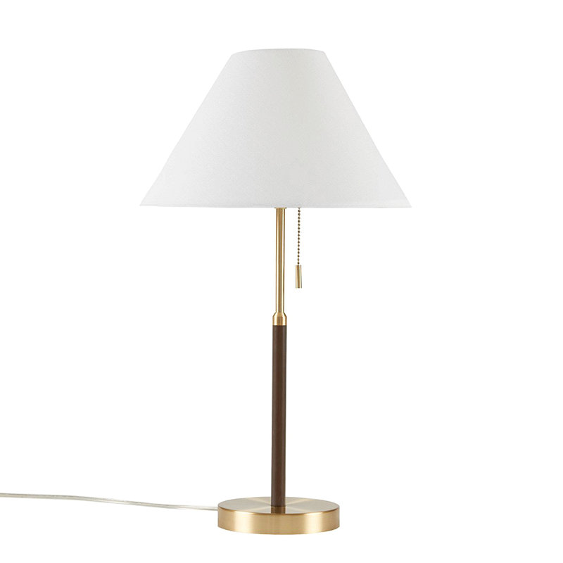 Two Tone Pull-Chain Table Lamp