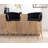 Fiaz Swivel Upholstered Bar Stools Velvet Counter Stools with Metal Frame (Set of 2)-2133261485-2111760308