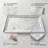 60”W x 32”D Rectangular Shower Pan Base, Marble-Look Acrylic-111702467