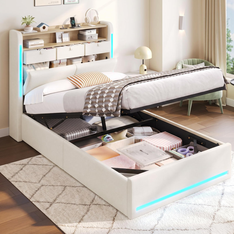 Bed, Single (3'), Gray