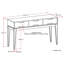 Console - canapé noyer brun-6816757