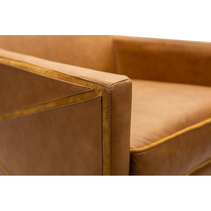 Puzzle Armchair, Ale Genuine Leather