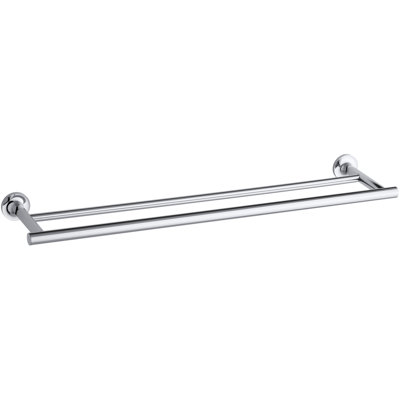 Purist® Double 24" Wall Mounted Towel Bar