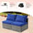 Premium All-Weather Wicker 6 - Person Patio Conversation Set with Cushions-98524807