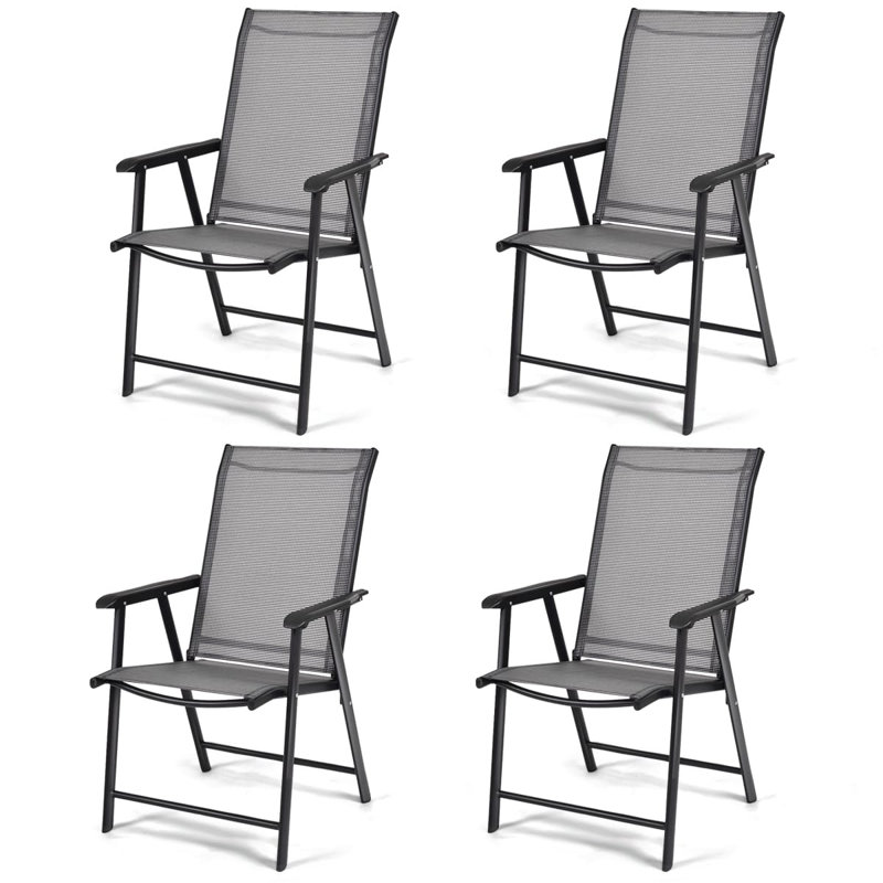 Patio Dining Armchair, Grey