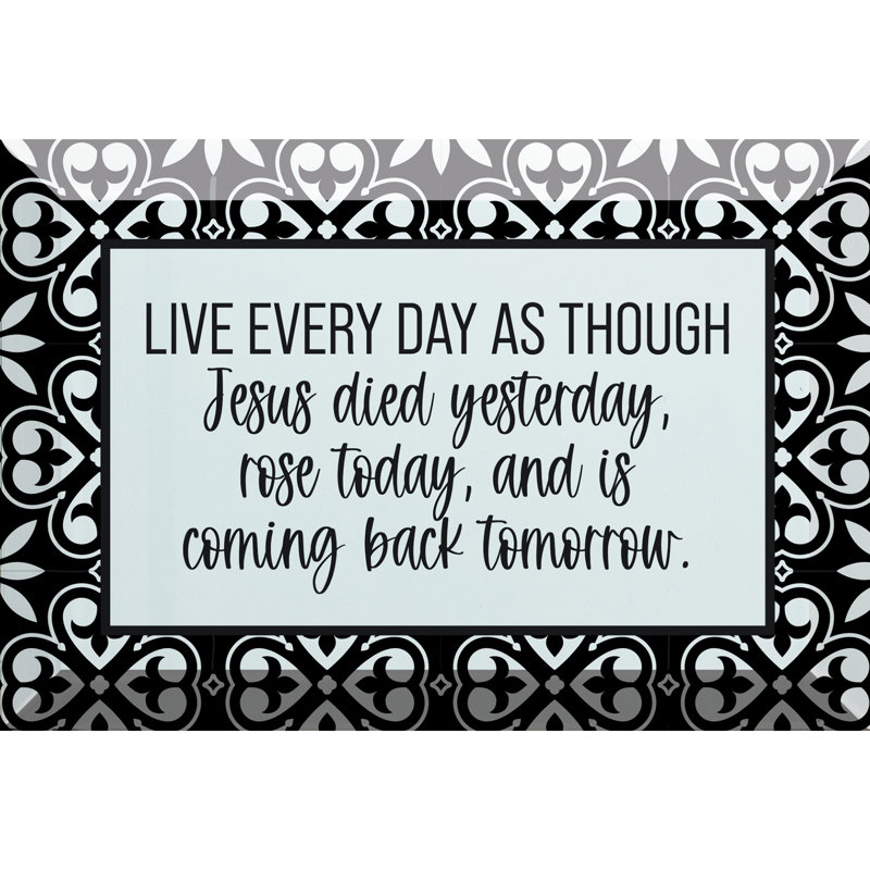 Décoration murale «Live Every Day»
