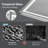 Harana Front and Back Lighting Dimmable Anti-Fog Bathroom/Vanity Mirror with Tempered Glass-1283926701