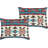 Sanse Southwestern Geometric Motif Printed Microfiber Comforter Set-107504796