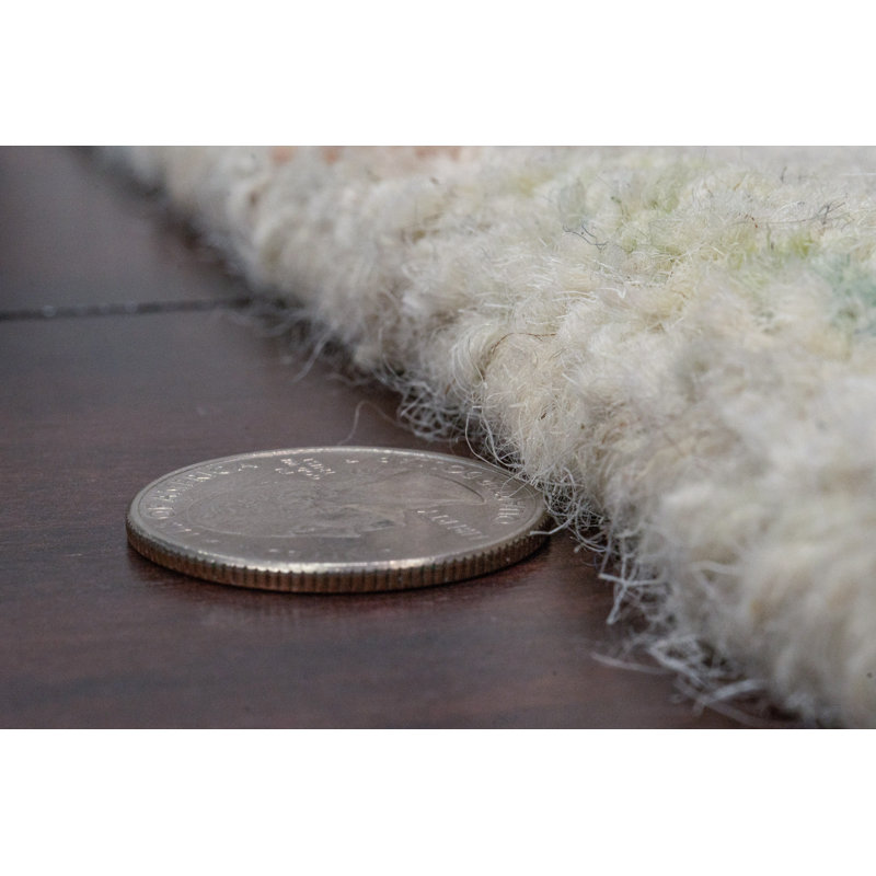 Hand Tufted Wool Floral Indoor Rug, Rectangle 5' x 8'