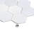 Nubes 10 x 11 Thassos Honed Marble Pearl Mosaic Hexagon Tile (3.75 Sq Ft/Case) - 5 Pack
