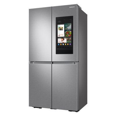 Samsung 23 cu. ft. Smart Counter Depth 4-Door Flex refrigerator with Family Hub and Beverage Center