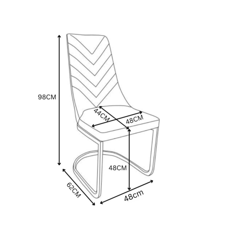 Janelle Upholstered Dining Chair, White
